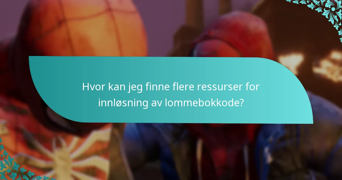 Hvilke plattformer støtter innløsning av lommebokkode for Spider-Man: Miles Morales?