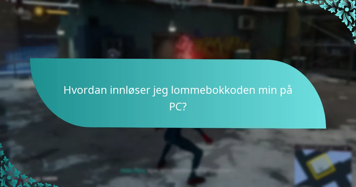 Er det noen begrensninger på bruken av lommebokkoder?